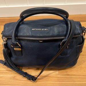 Navy blue Michael Kors bag